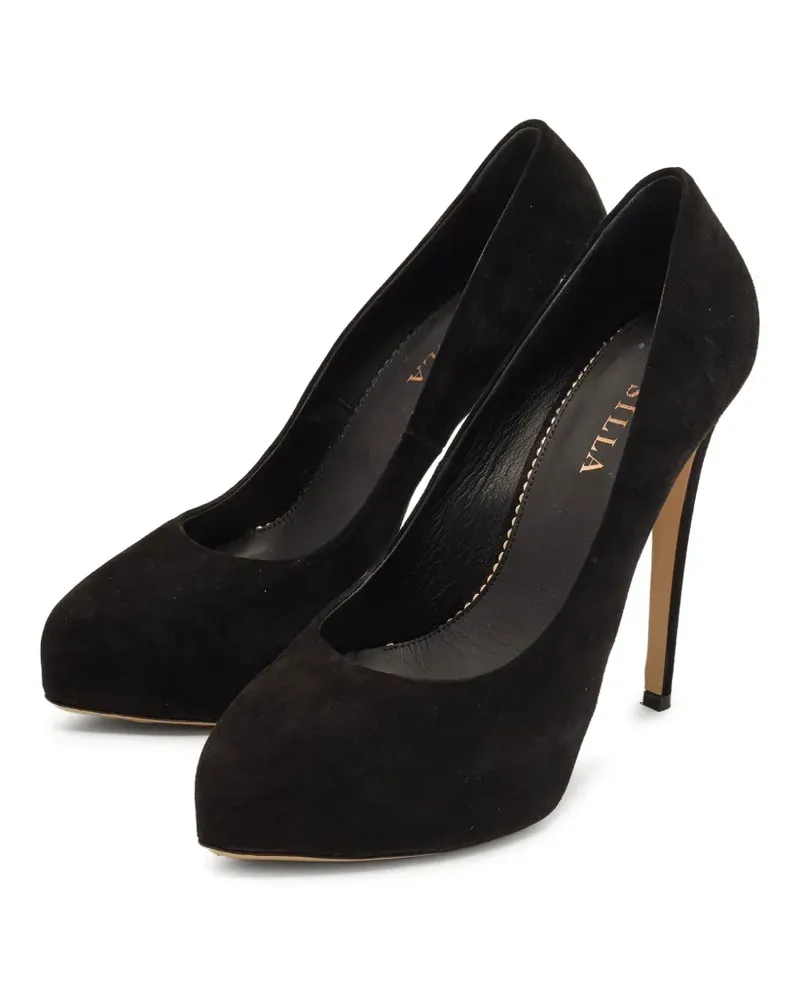 Le Silla Pumps mit Plateau - Schwarz Schwarz