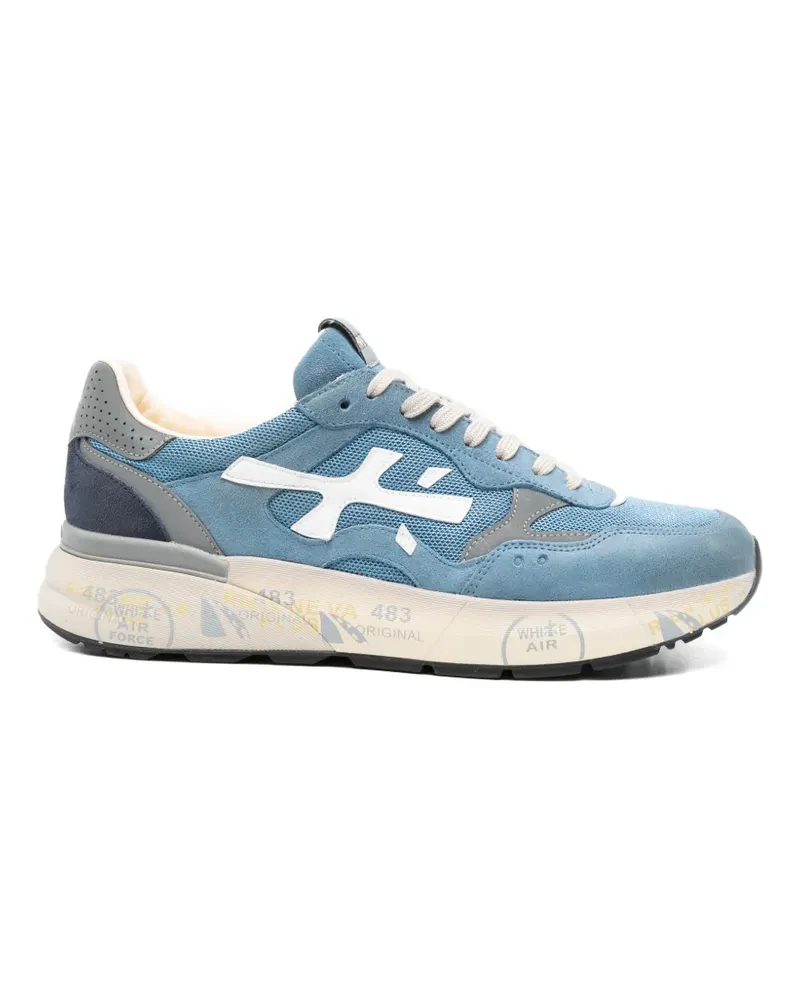 Premiata logo-appliqué sneakers - Blau Blau