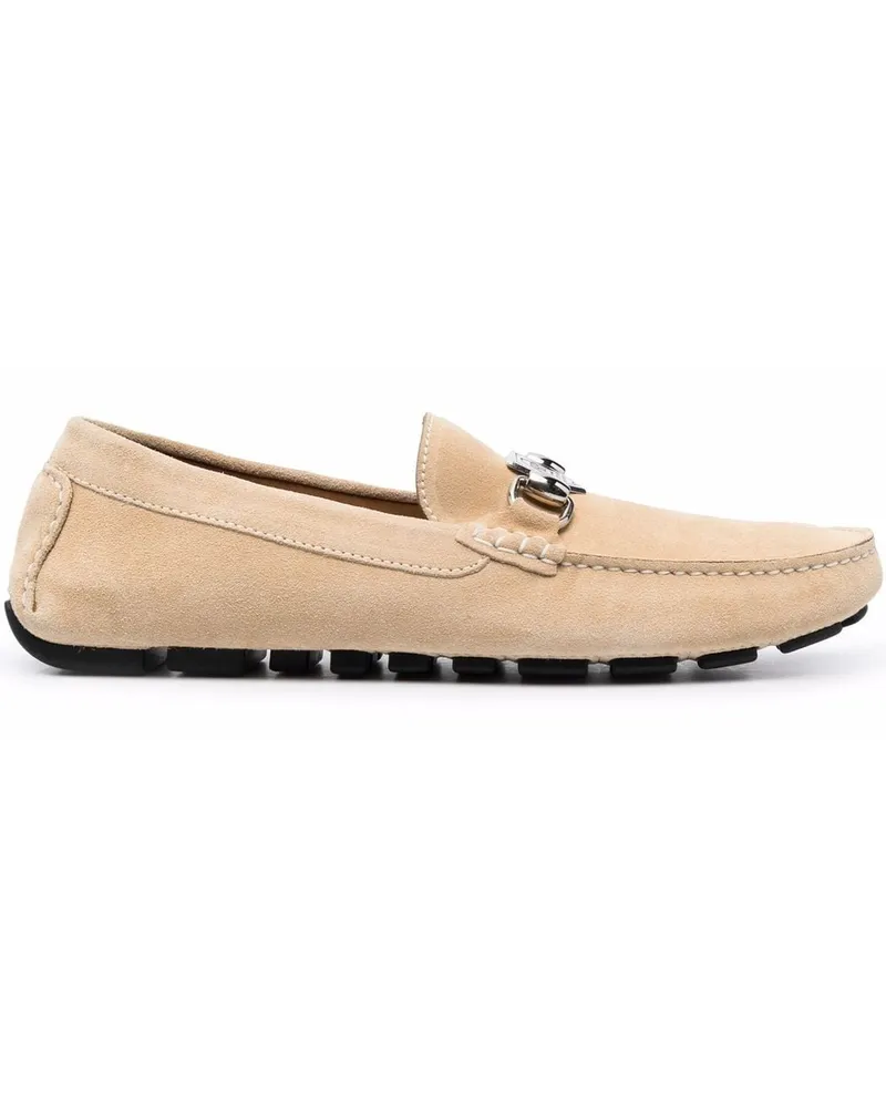 Philipp Plein Mokassins aus Wildleder - Nude Nude