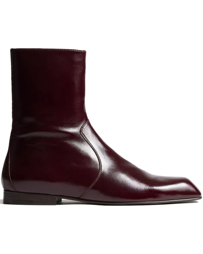 KHAITE colt zip ankle boot - Rot Rot