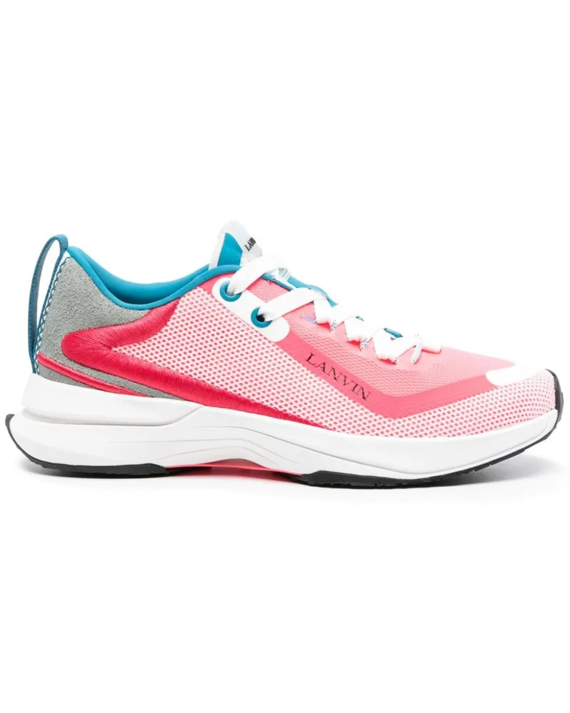 Lanvin L-i Sneakers mit Mesh-Einsätzen - Rosa Rosa