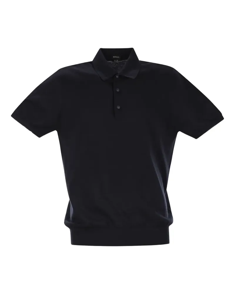 Kiton Kurzärmeliges Poloshirt - Schwarz Schwarz