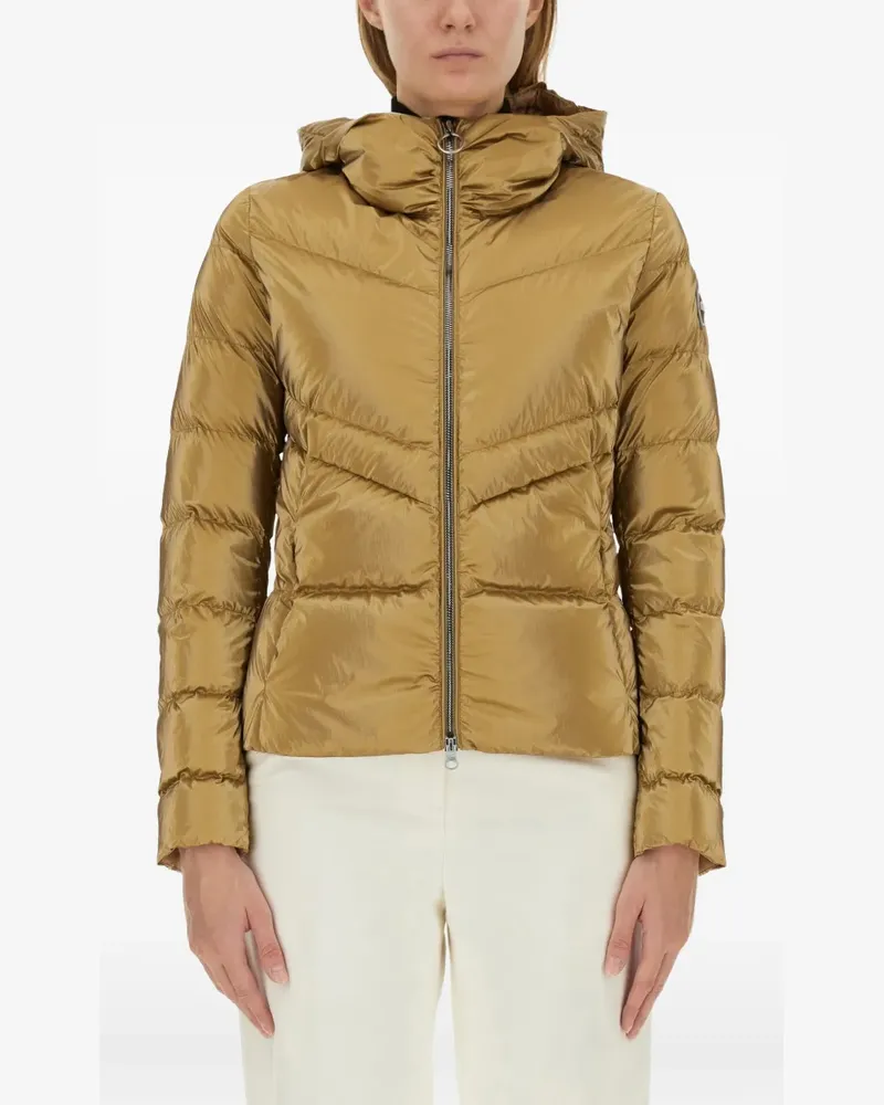Colmar hooded quilted jacket - Gold Gold