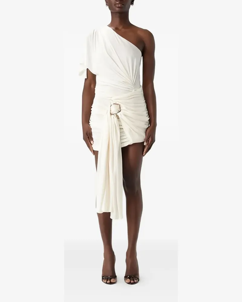 Mônot Drapiertes One-Shoulder-Kleid - Weiß Weiß
