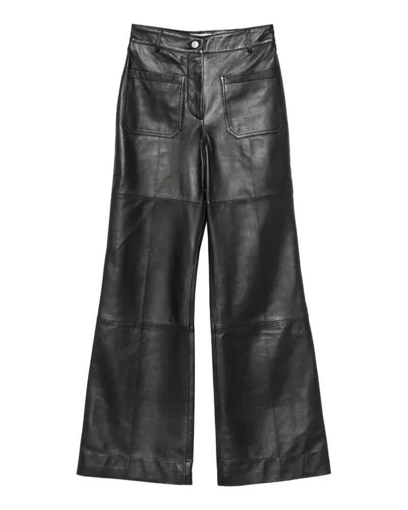 Victoria Beckham patch-pocket trousers - Schwarz Schwarz