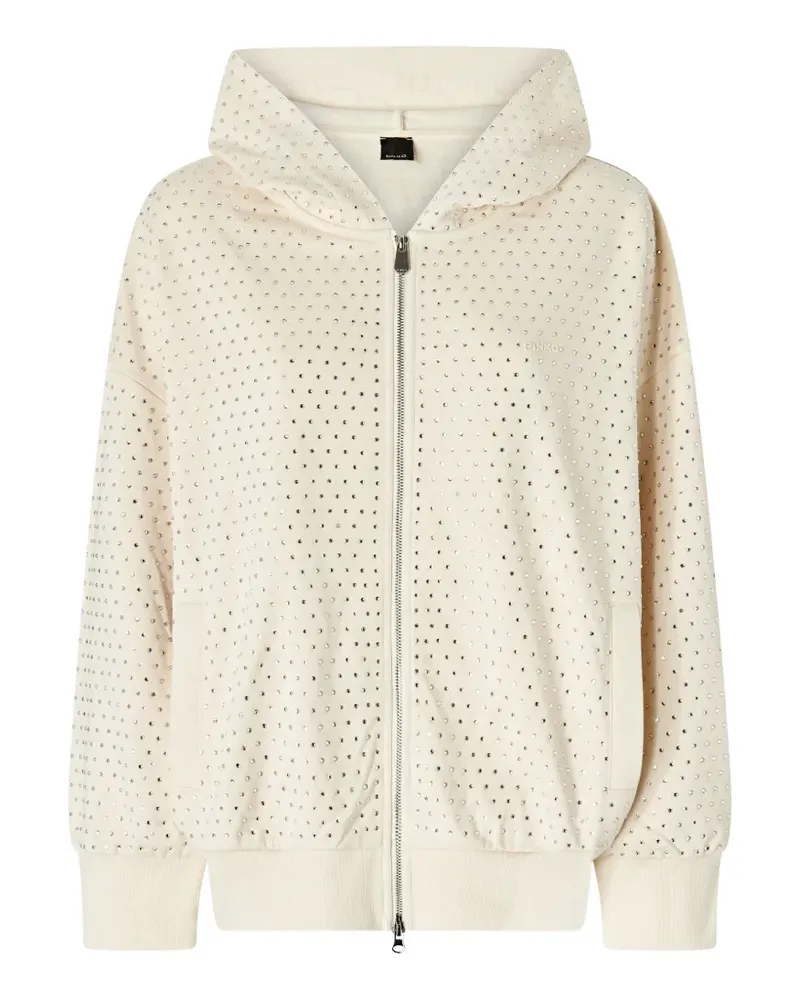 Pinko Kapuzenjacke mit Strassverzierung - Nude Nude