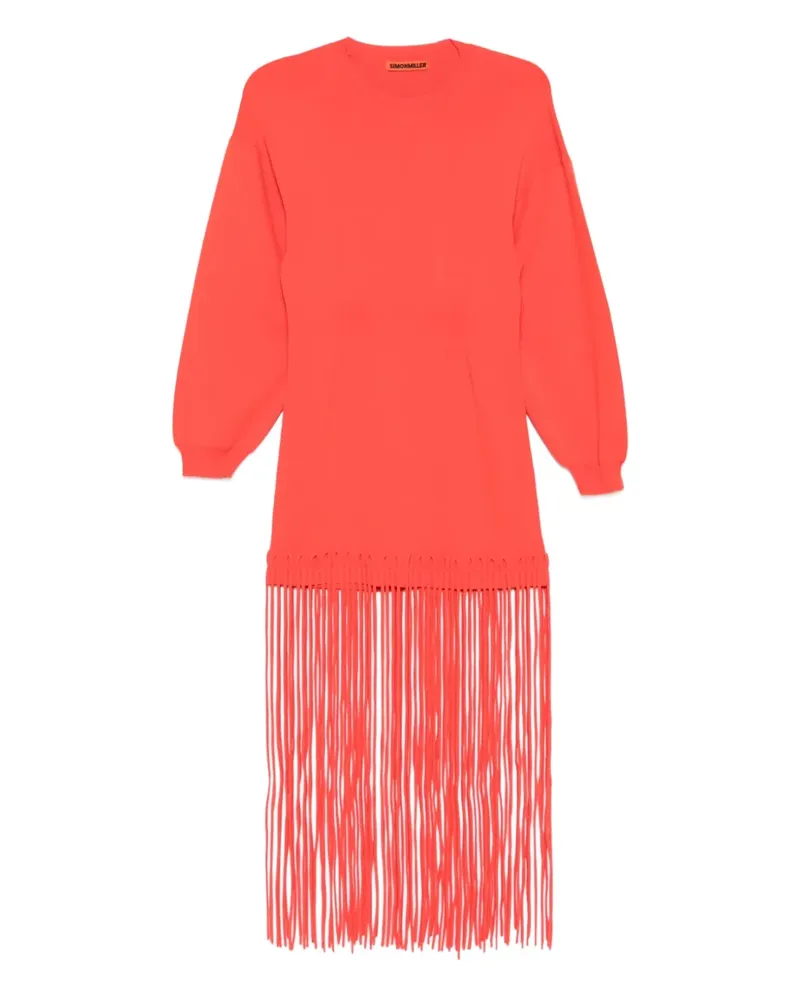 Simon Miller Wallis Kleid mit Fransen - Rot Rot
