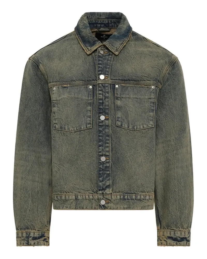 REPRESENT Jeansjacke mit Brusttaschen - Blau Blau