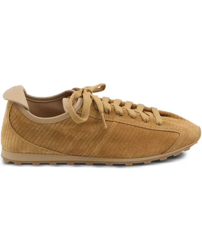 Jacquemus The Tennis Sneakers mit Wildleder-Prägung - Braun Braun