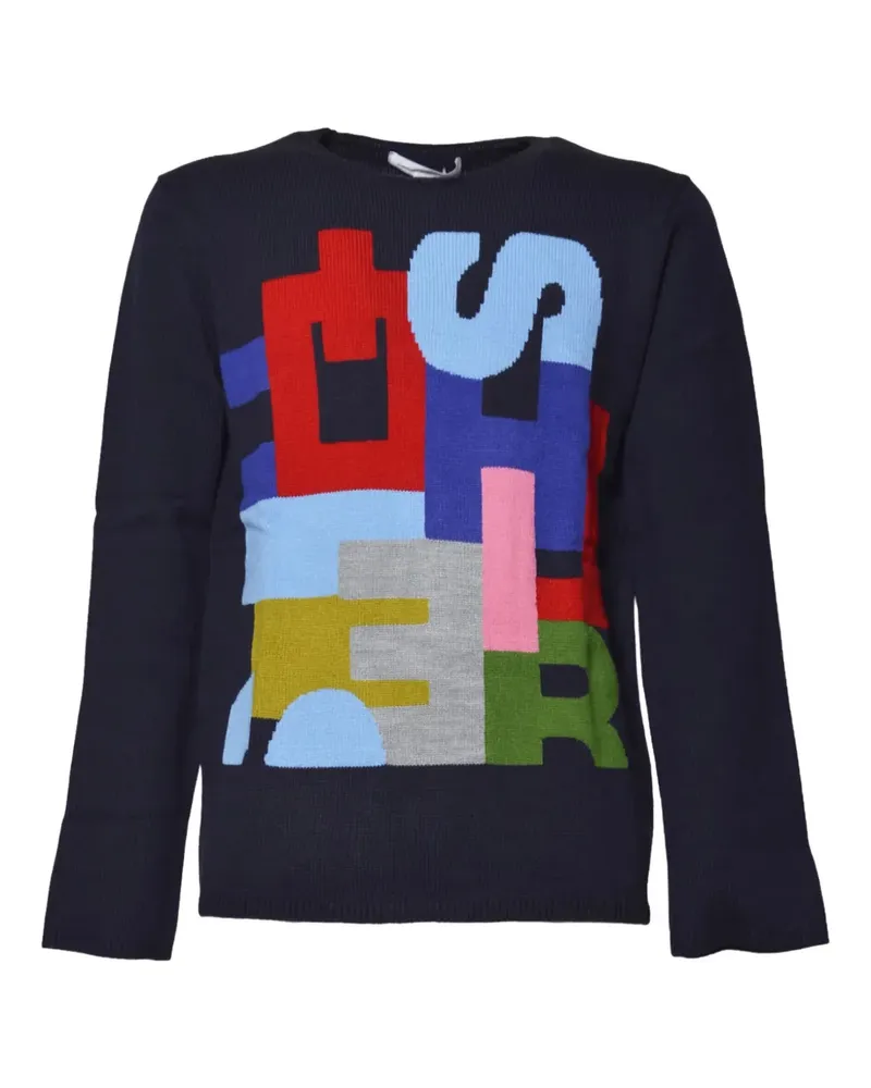 Comme des Garçons Pullover mit grafischem Print - Blau Blau