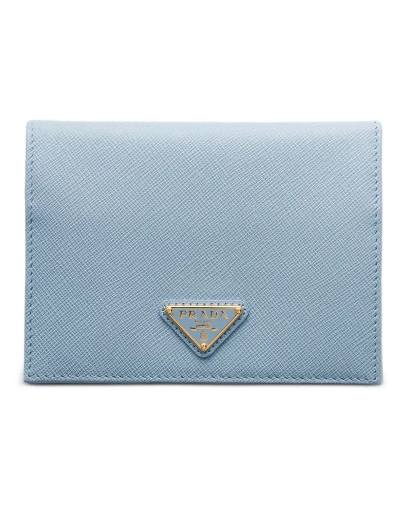 Prada Pass-Etui aus Saffiano-Leder - Blau Blau
