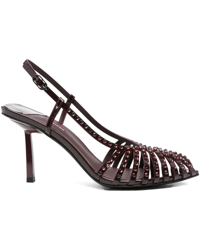 Le Silla Sandalen mit Kristallen - Rot Rot