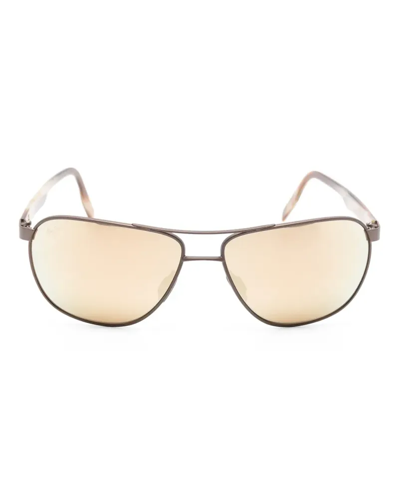 Maui Jim Castles Pilotenbrille - Braun Braun