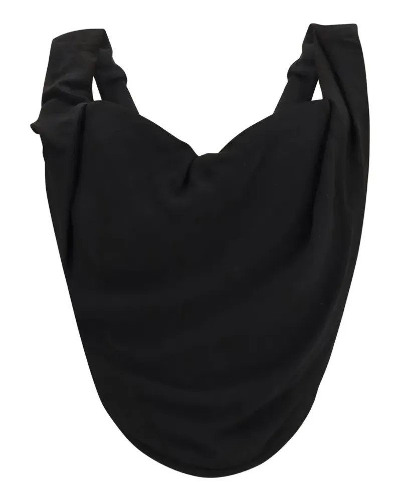 Vivienne Westwood ruched strap corset top - Schwarz Schwarz