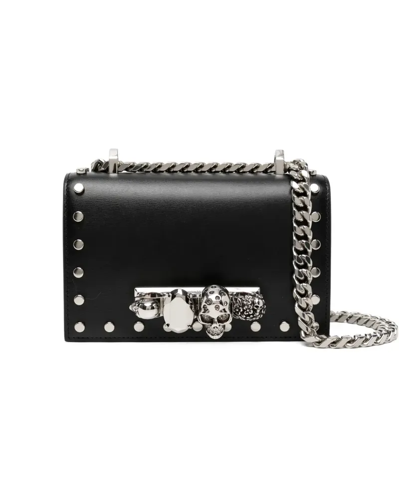 Alexander McQueen Mini Umhängetasche - Schwarz Schwarz