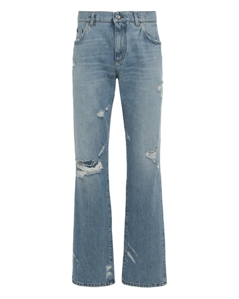 Dolce & Gabbana distressed jeans - Blau Blau