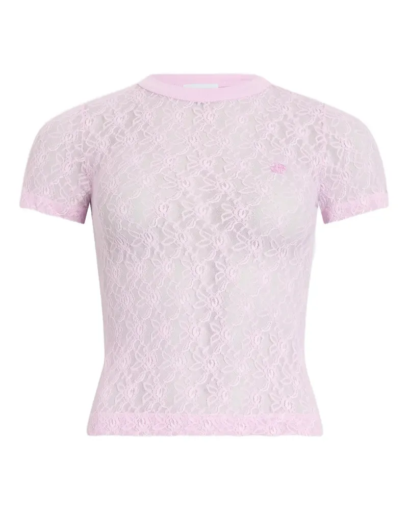 Patou T-Shirt aus Spitze - Rosa Rosa