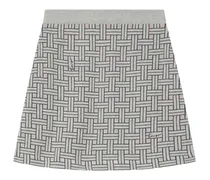 Weave Minirock mit Logo - Grau