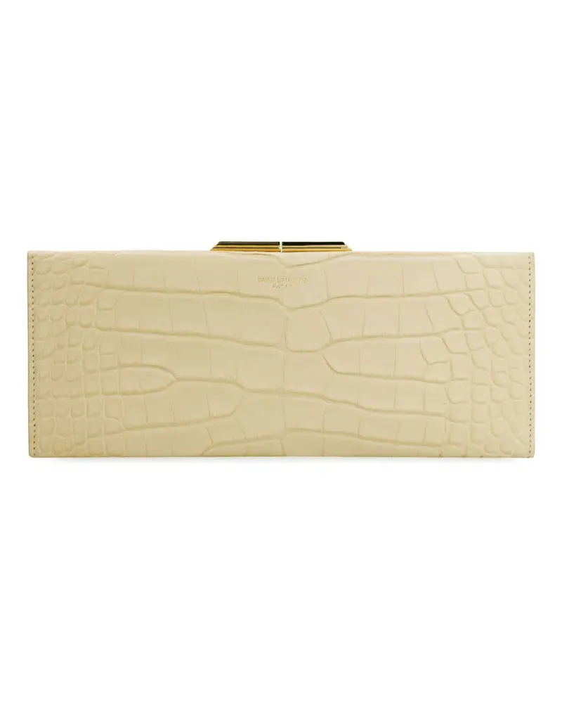 Saint Laurent Midnight Clutch - Nude Nude