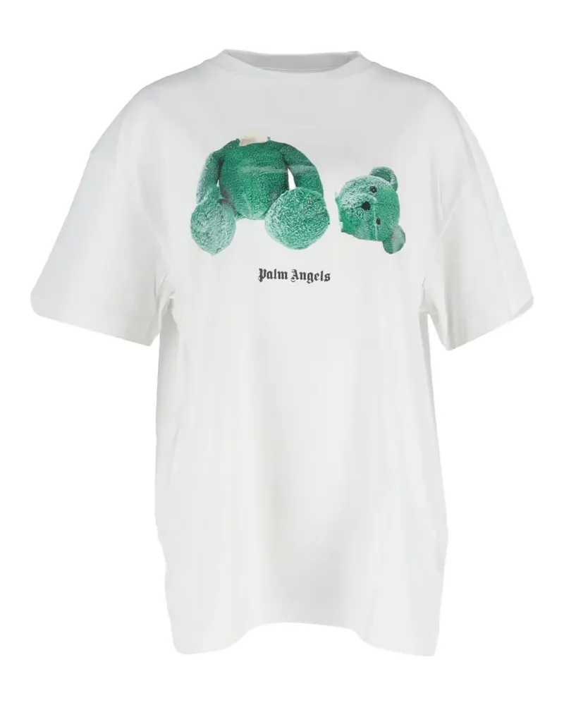 Palm Angels T-Shirt mit Print - Weiß Weiß