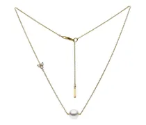 Vergoldete Saskia Perlen-Halskette