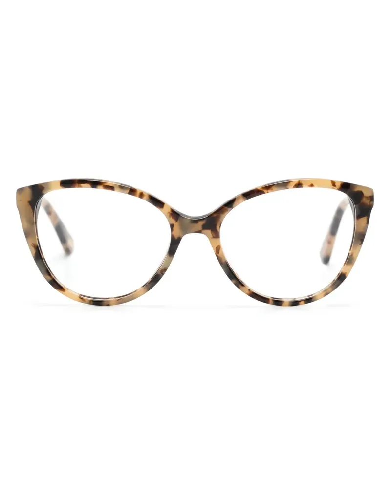 Skechers Cat-Eye-Brille in Schildpattoptik - Braun Braun