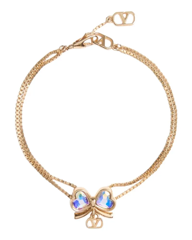 Valentino Garavani Armband mit Kristallen - Gold Gold