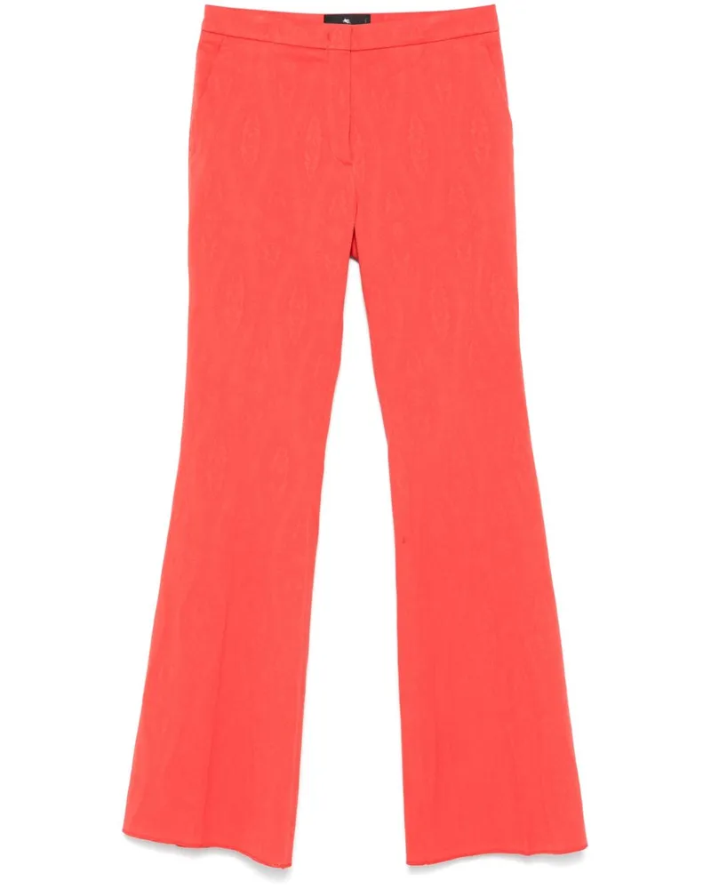 Etro Hose mit Paisley-Jacquard - Orange Orange