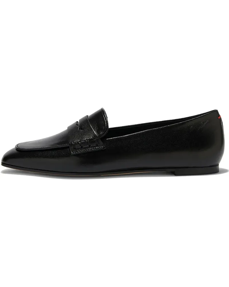 aeyde Alfie Penny-Loafer aus Leder - Schwarz Schwarz