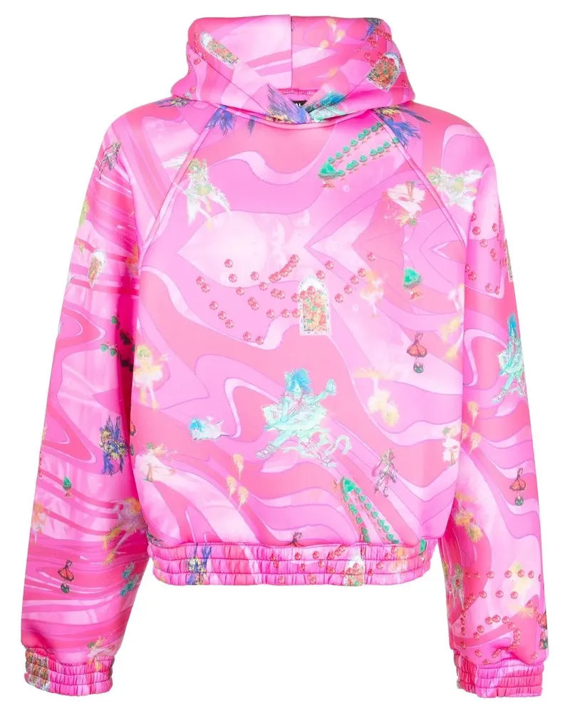 Liberal Youth Ministry Hoodie mit grafischem Print - Rosa Rosa
