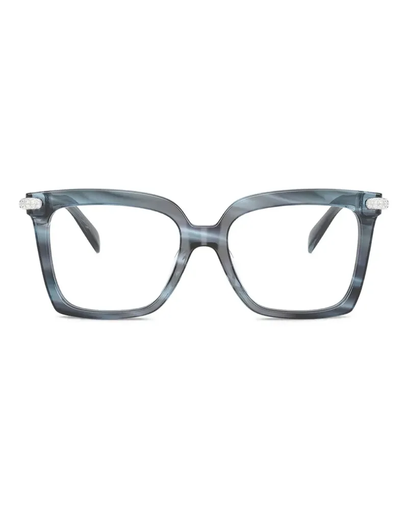 Michael Kors Exumas Brille mit eckigem Gestell - Blau Blau