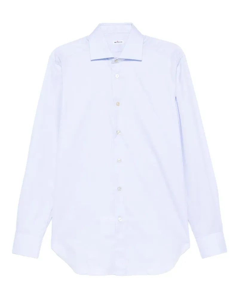 Kiton Langärmeliges Hemd - Blau Blau