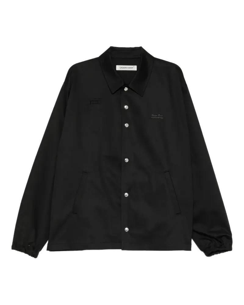 Undercover Jacke mit Logo-Patch - Schwarz Schwarz
