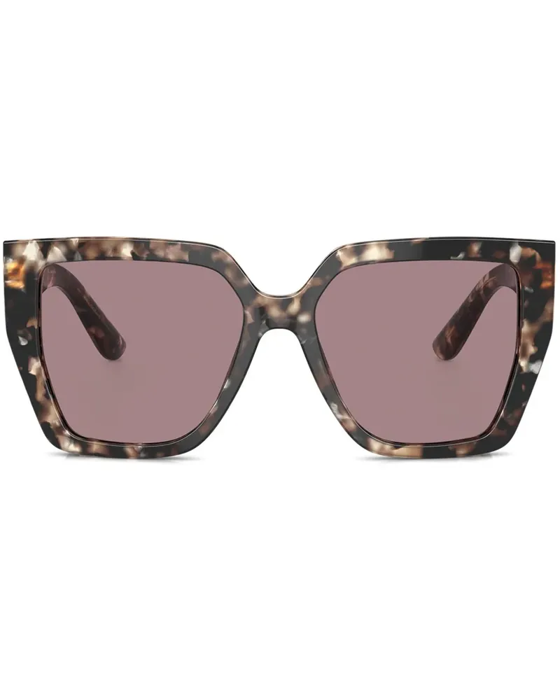 Dolce & Gabbana Sonnenbrille mit Oversized-Gestell - Braun Braun