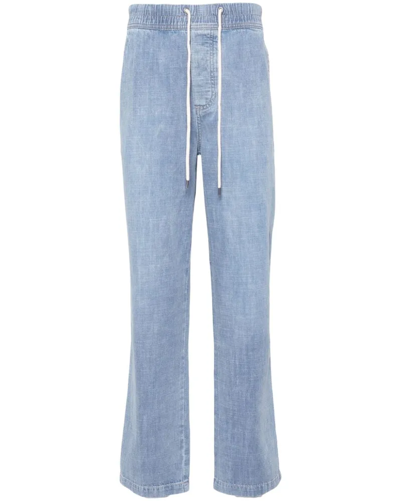 James Perse Jeans mit geradem Bein Blau