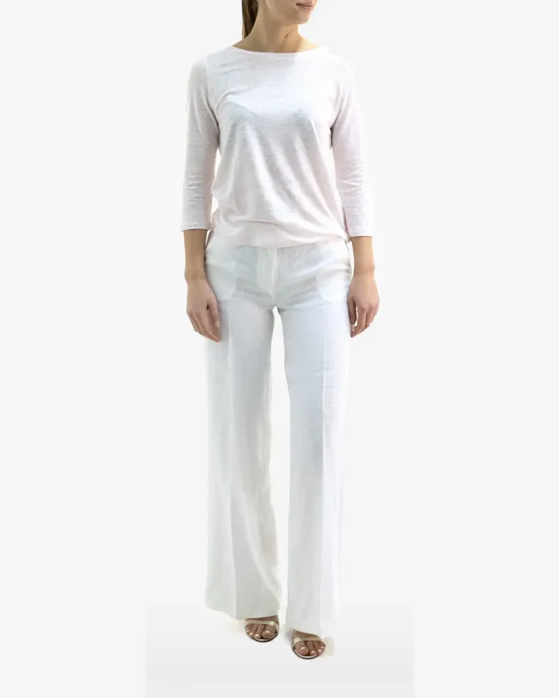 Majestic boat neck T-shirt - Rosa Rosa