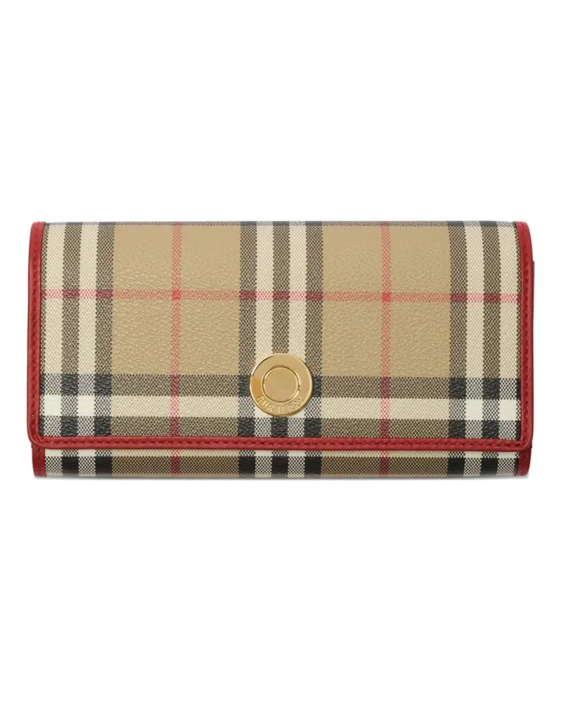 Burberry check wallet - Nude Nude
