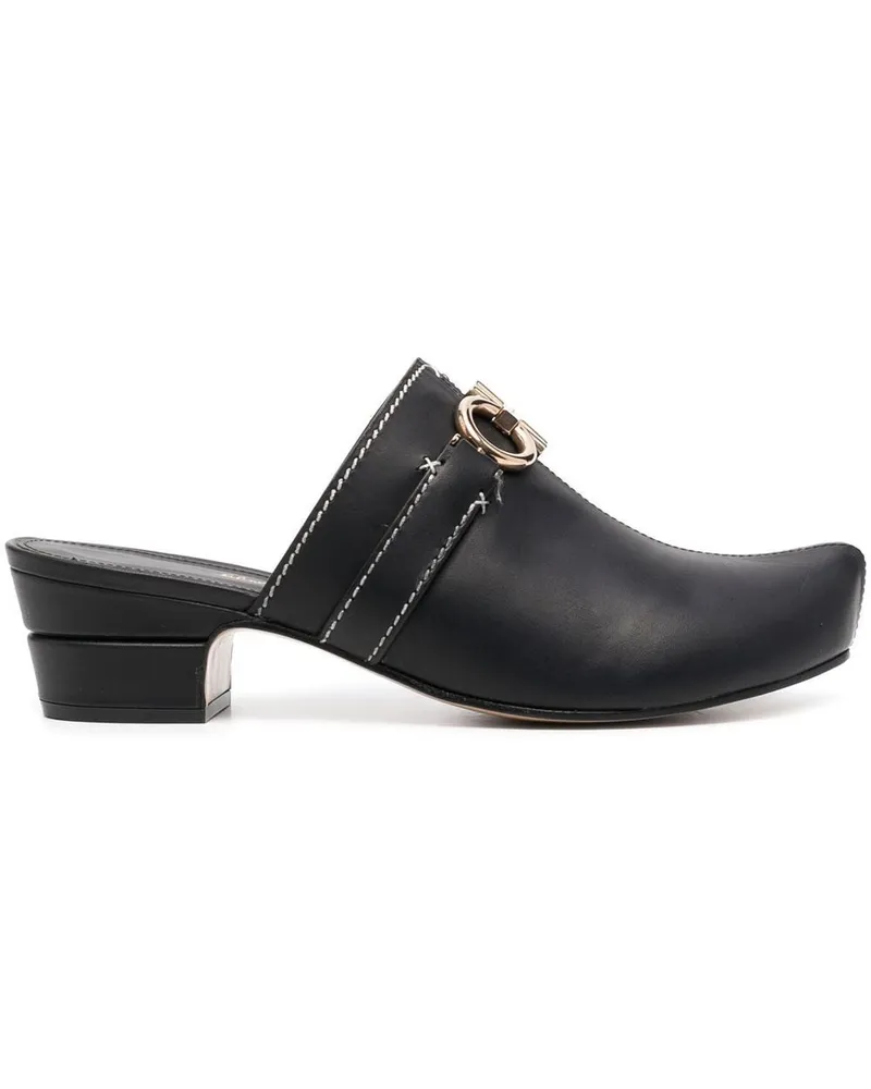 Ferragamo Gancini Mules - Schwarz Schwarz