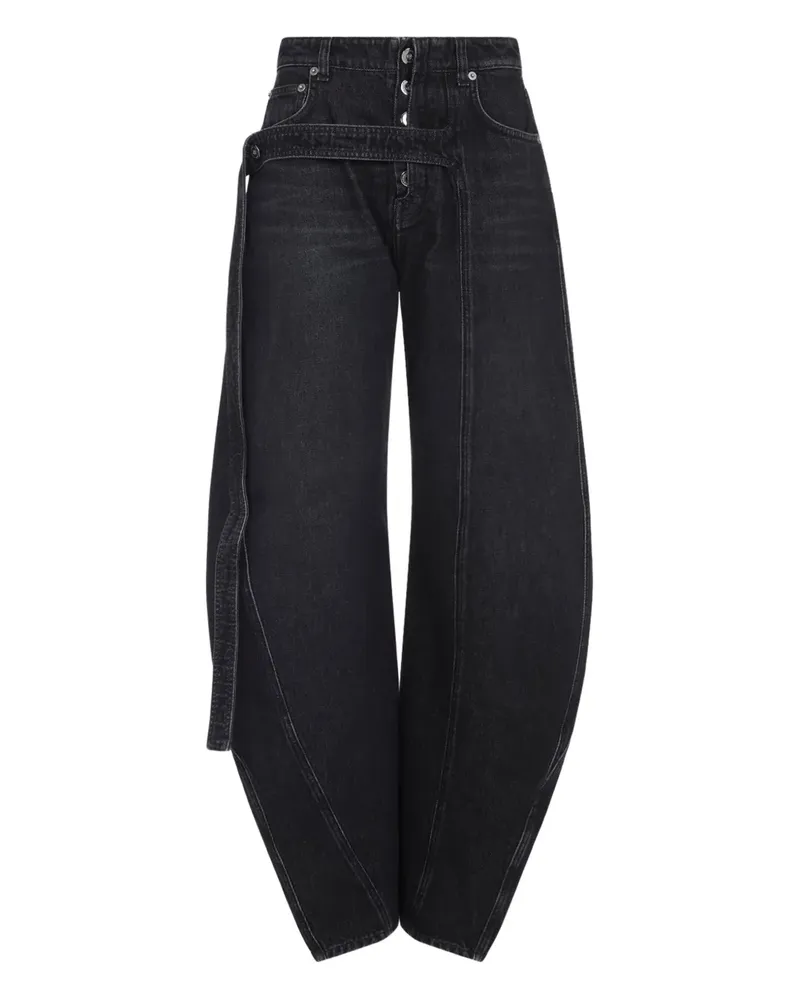 Jean Paul Gaultier Ballonjeans mit Gürtel - Schwarz Schwarz