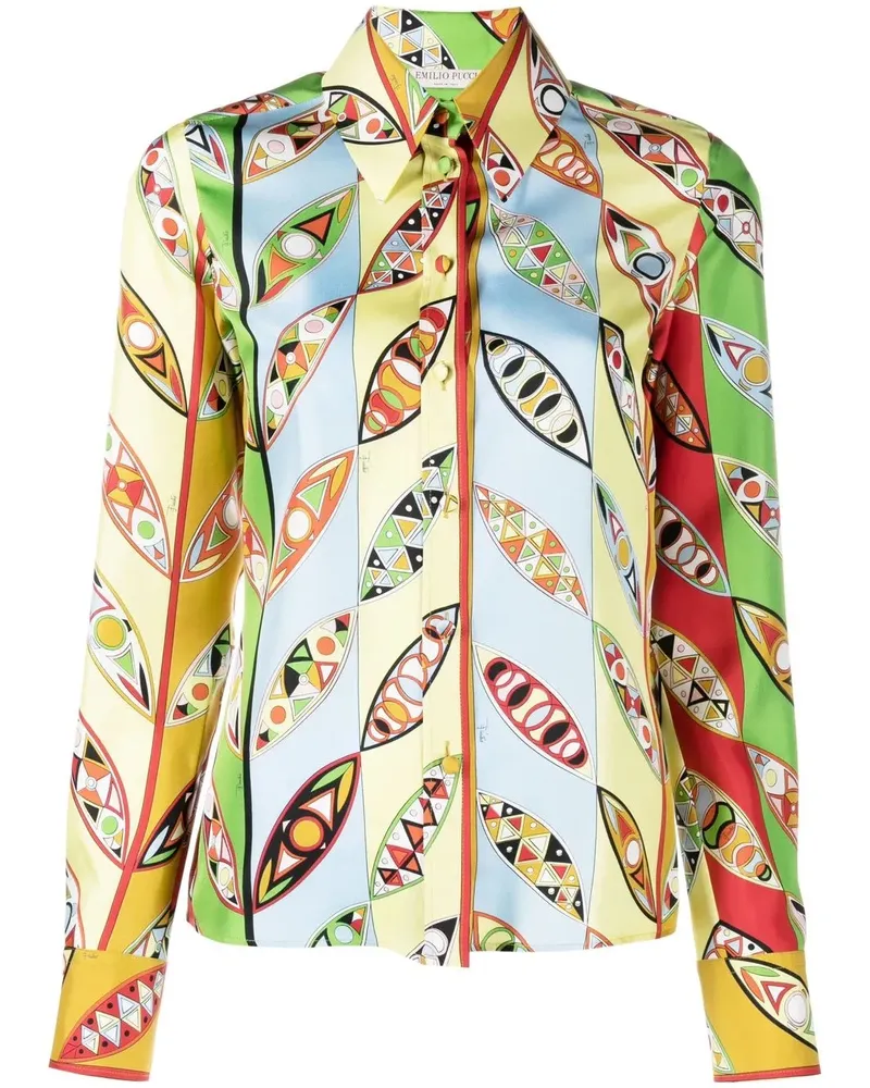Emilio Pucci Hemd mit Iride-Print - Rot Rot