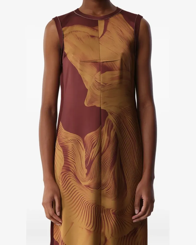 Jason Wu Kleid mit rundem Ausschnitt - Braun Braun