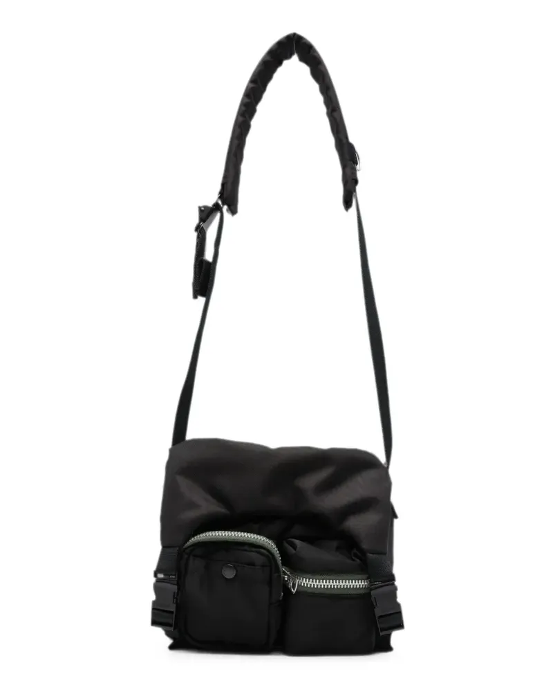 Sacai multi-pocket cross body bag - Schwarz Schwarz
