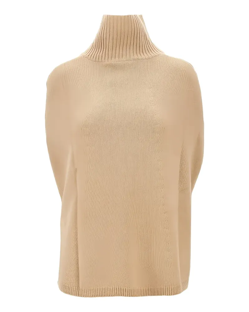 Max Mara Rollkragenpullover aus Kaschmir - Nude Nude