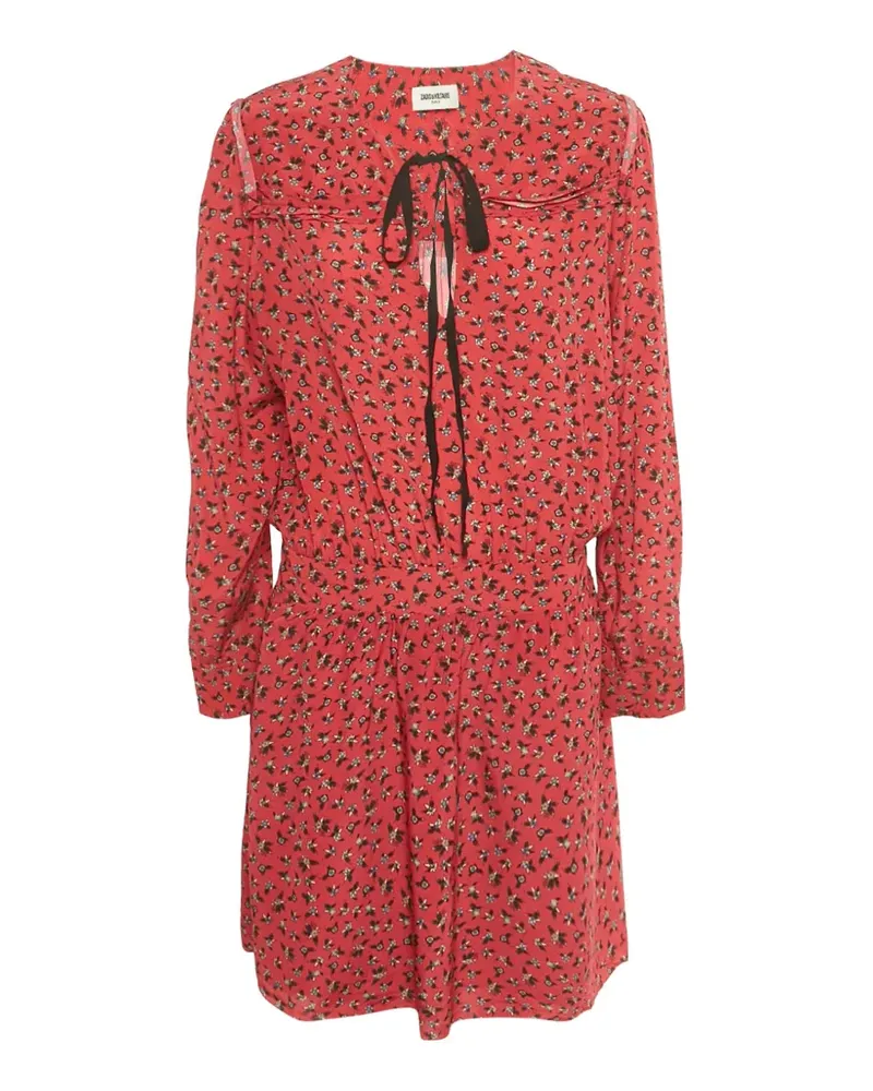 Zadig & Voltaire Kleid mit Blumen-Print - Rot Rot
