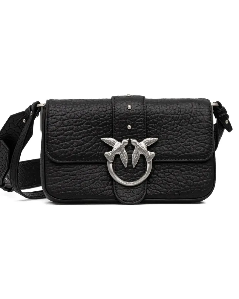 Pinko Mini Love One Satchel-Tasche - Schwarz Schwarz