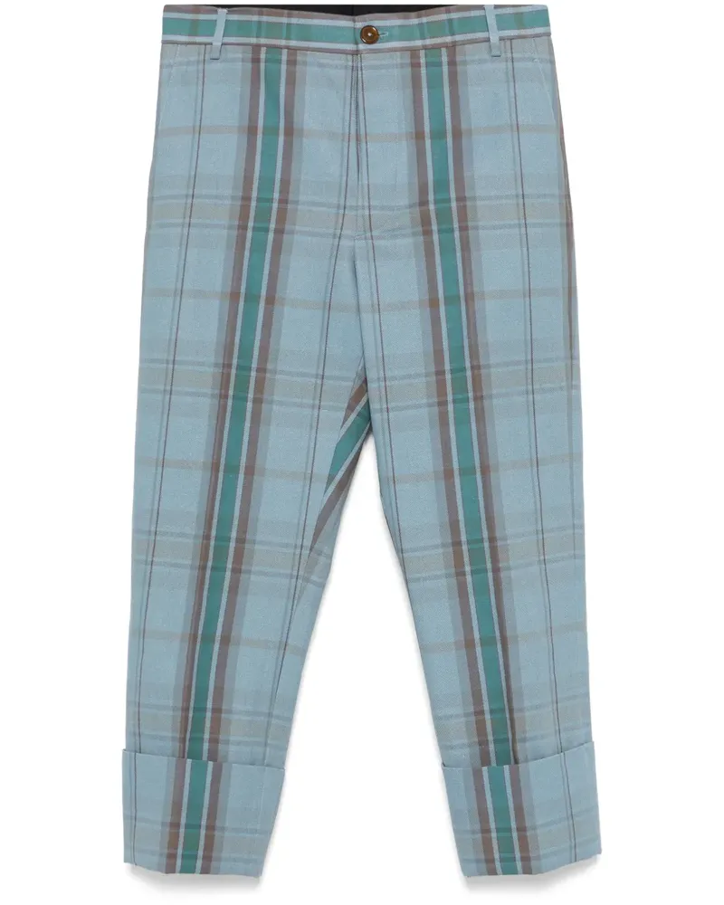 Vivienne Westwood George Cropped-Hose - Blau Blau