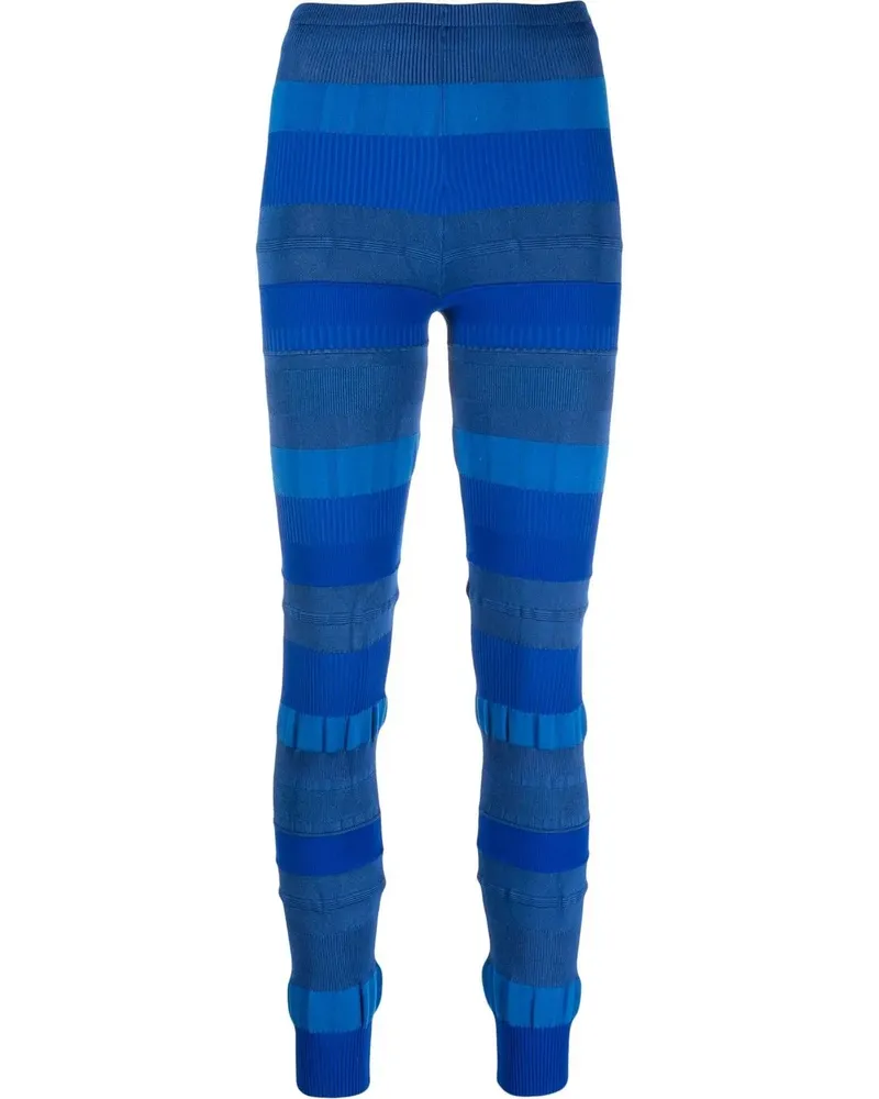 Acne Studios Texturierte Leggings - Blau Blau