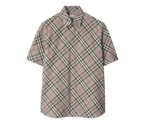 Kariertes Hemd - Grau