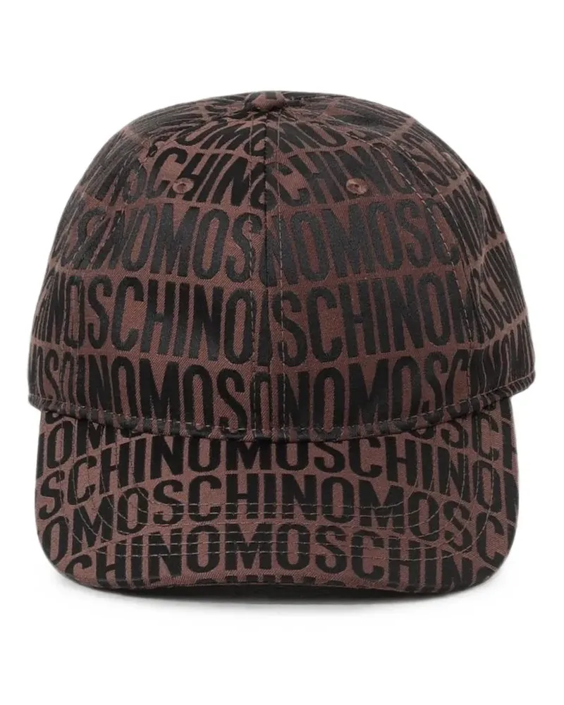 Moschino Baseballkappe mit Logo - Braun Braun
