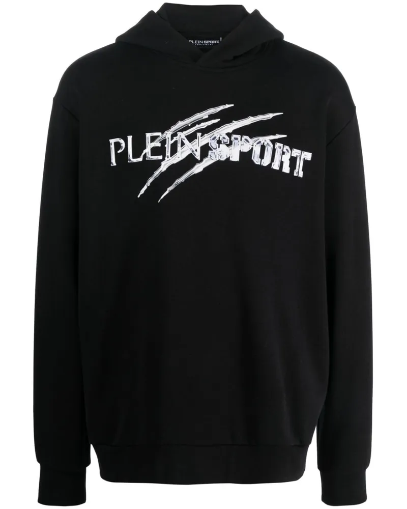 Philipp Plein Chrome Scratch Hoodie - Schwarz Schwarz